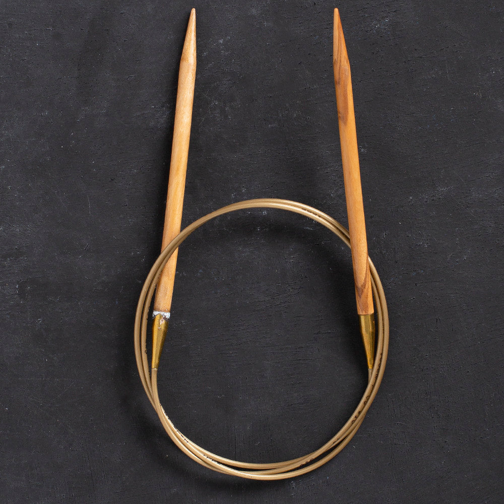 Addi Olive Wood 6mm 100cm Circular Knitting Needles - 575-7