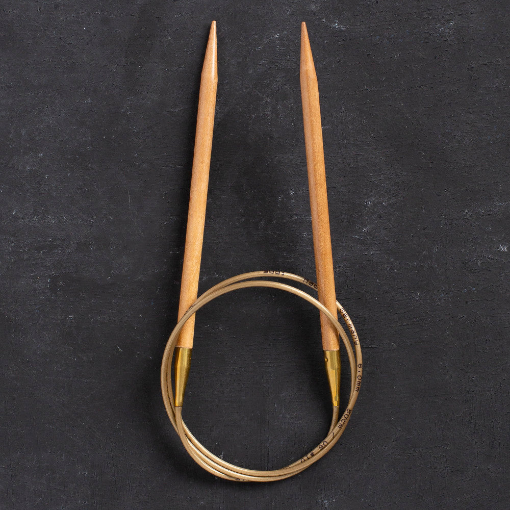Addi Olive Wood 6mm 80cm Circular Knitting Needles - 575-7