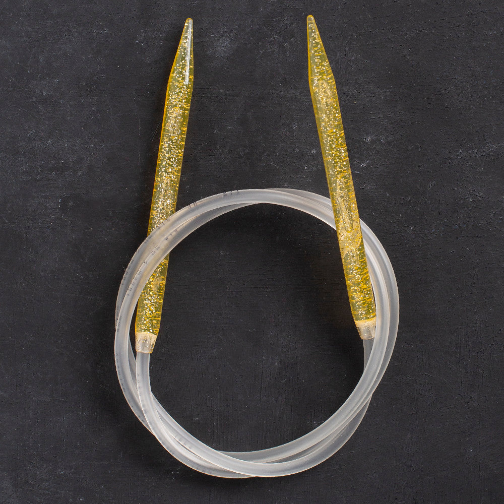Addi Champagne 9mm 100cm Circular Knitting Needles - 405-7/100/9