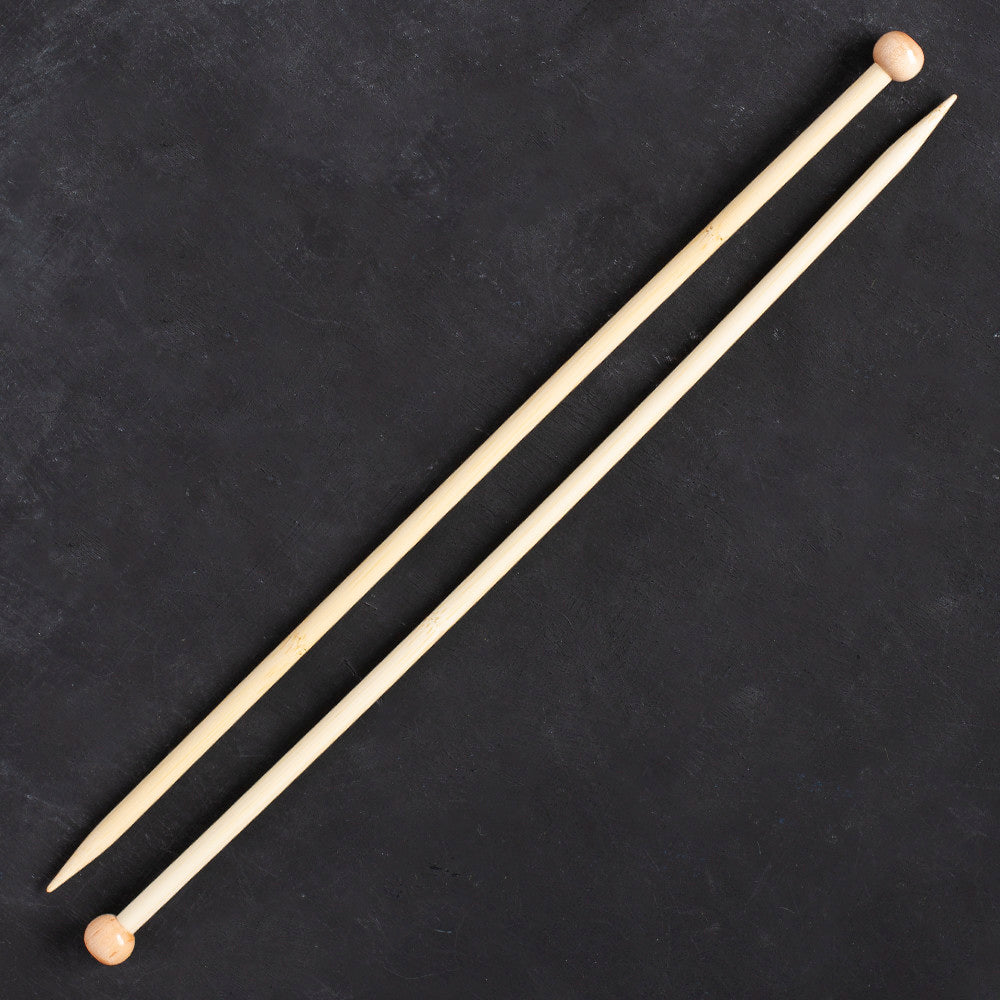 Addi 7mm 35cm Bamboo Jacket Knitting Needles - 500-7/35/7