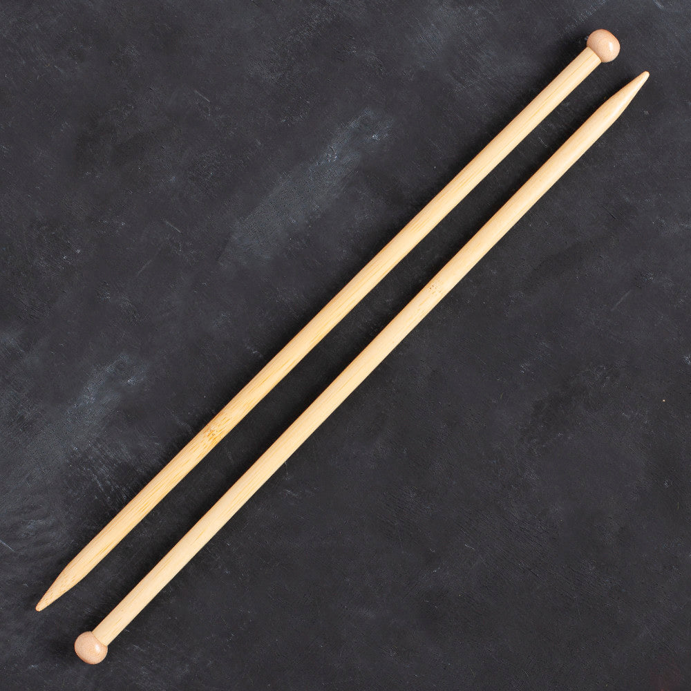 Addi 9mm 35cm Bamboo Jacket Knitting Needles - 500-7/35/9