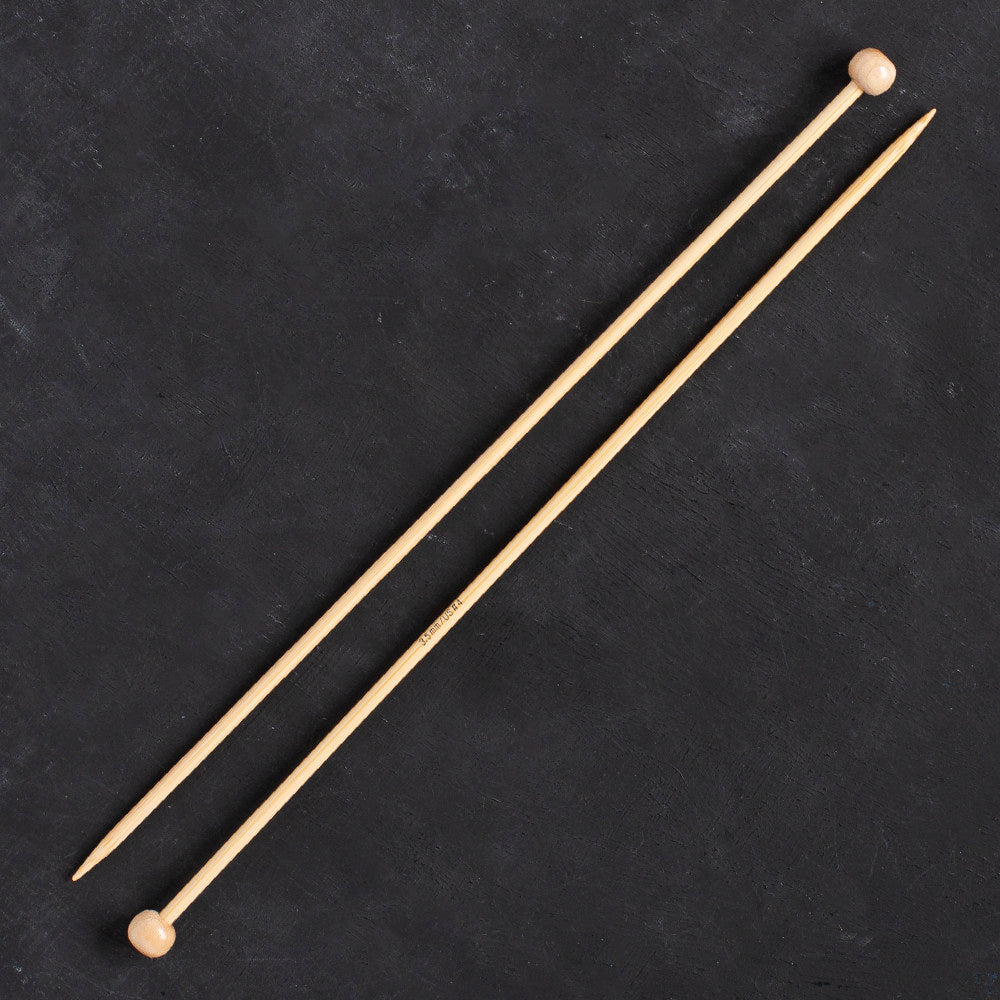 Addi 3.5mm 25cm Bamboo Jacket Knitting Needles - 500-7/25/3.5