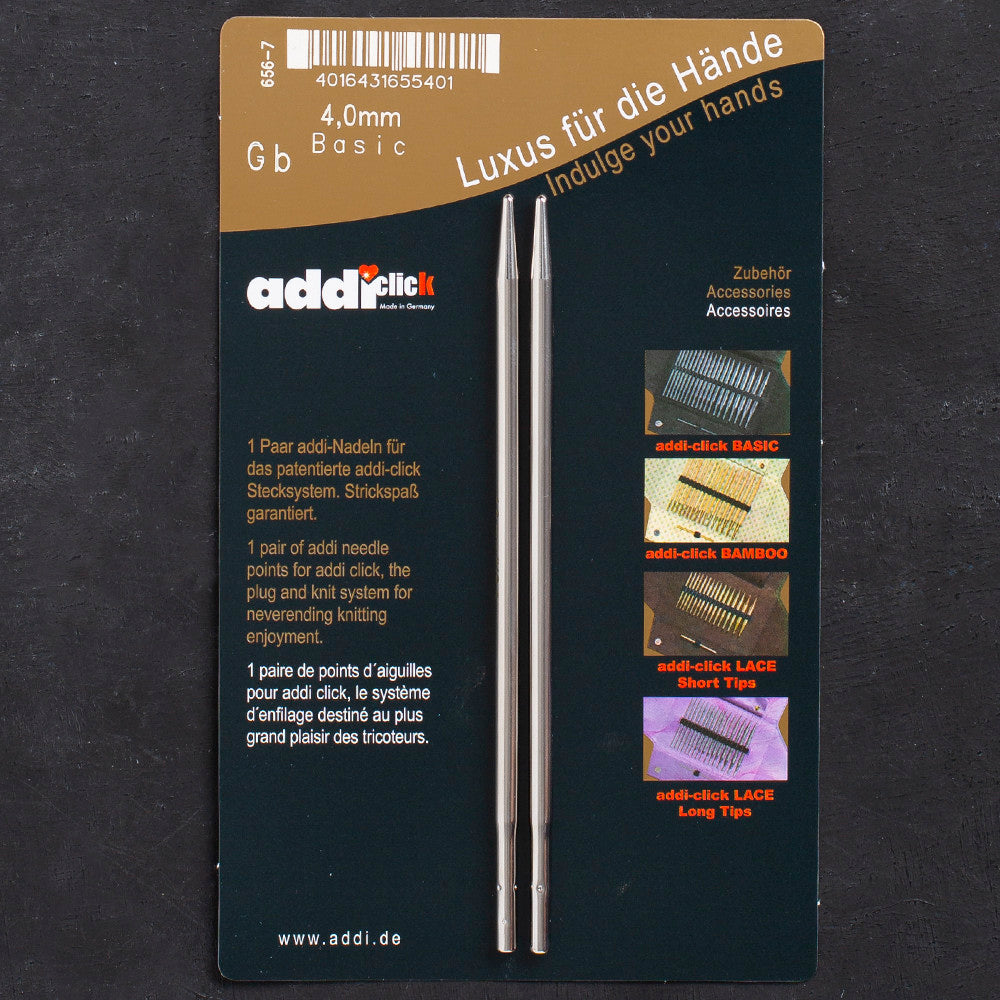 Addi Click 4mm Accessory Basic Tips - 656-7/4