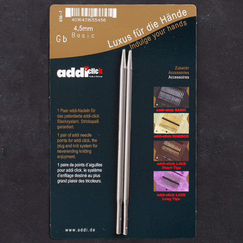 Addi Click 4.5mm Accessory Basic Tips - 656-7/4.5
