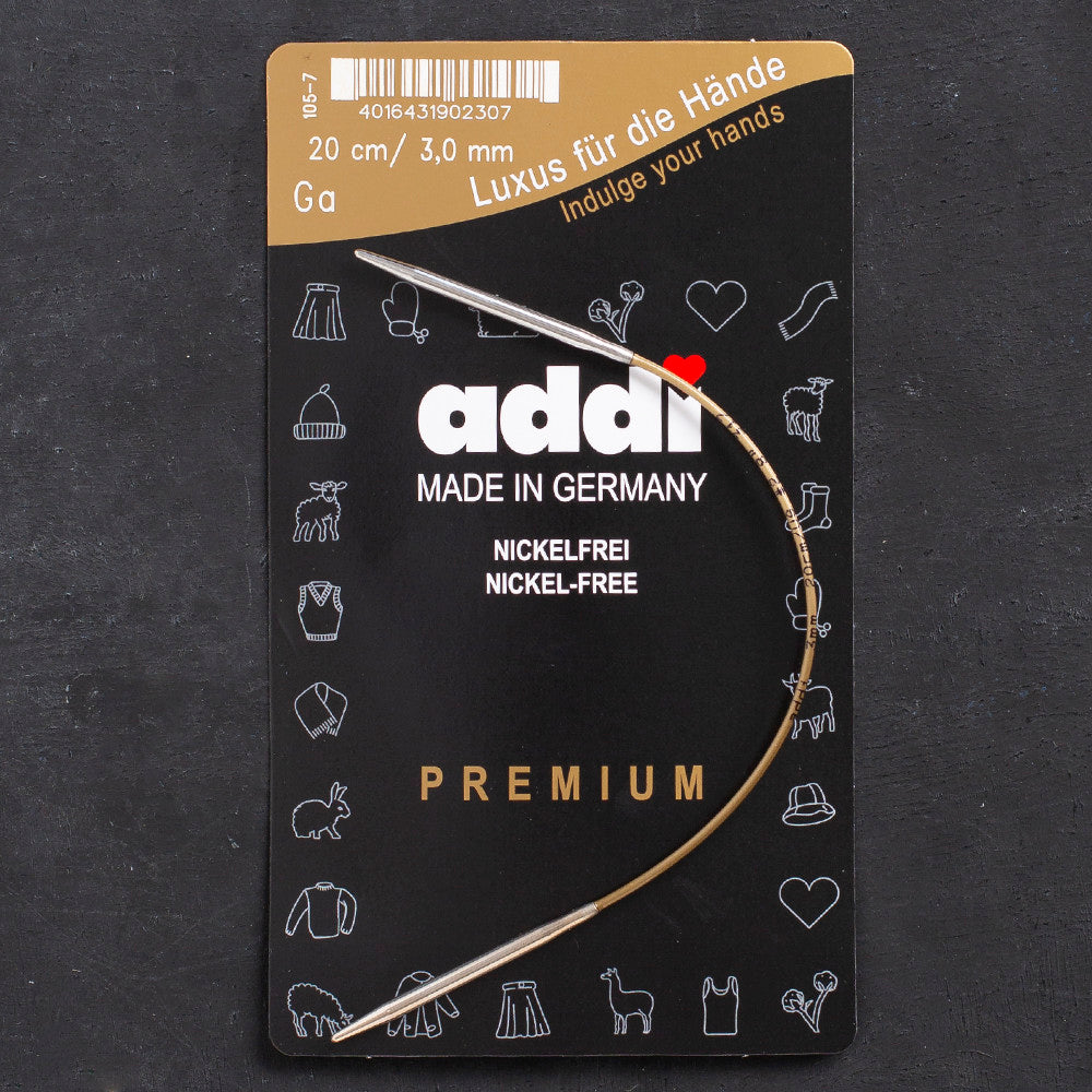 Addi 3mm 20cm Circular Knitting Needles - 105-7