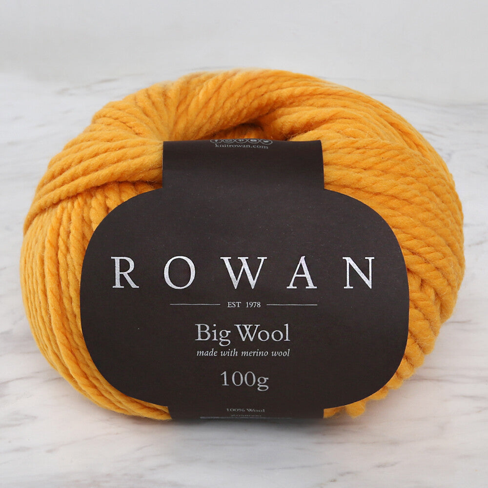 Rowan Big Wool Yarn, Mustard - 00078