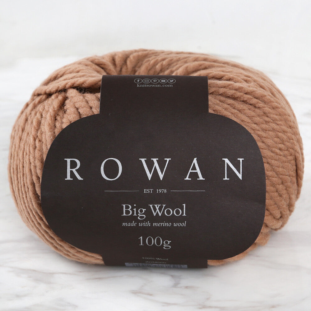 Rowan Big Wool Yarn, Brown  - 00082