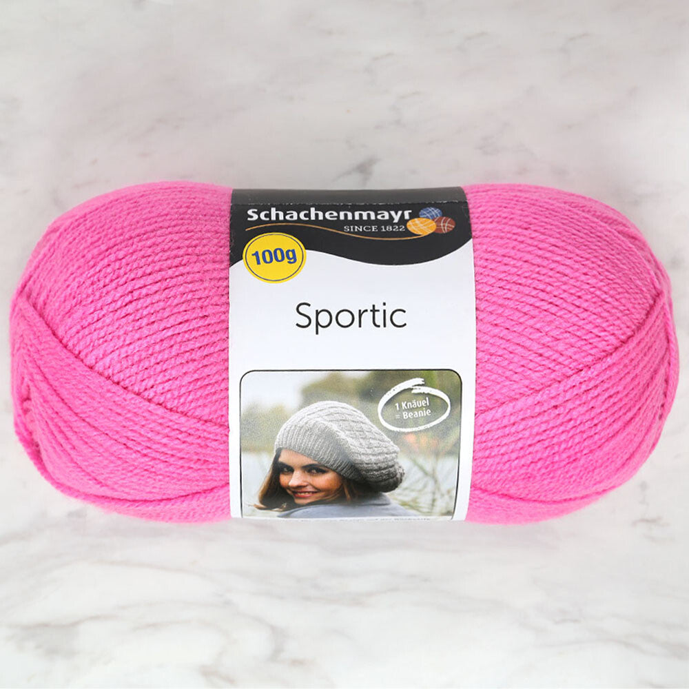 Schachenmayr Sportic Knitting Yarn, Pink - 08305