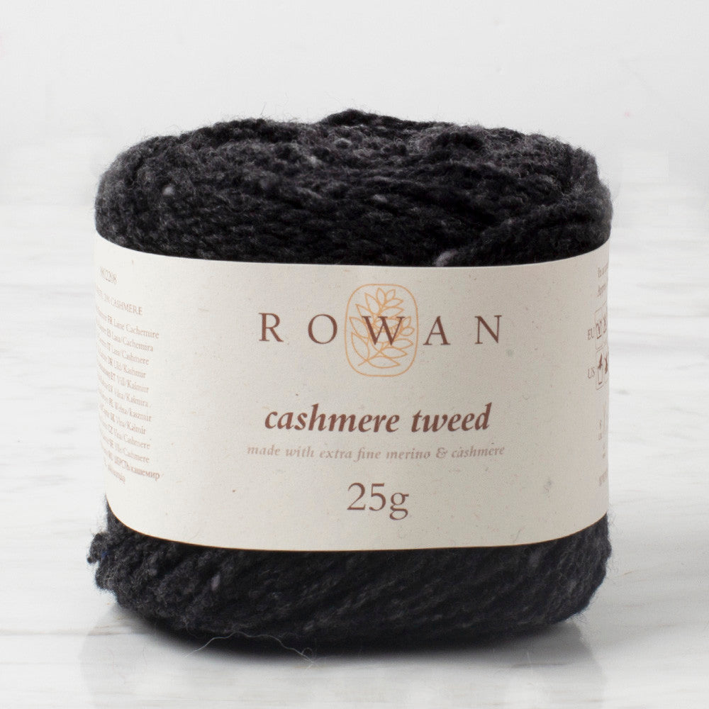 Rowan Cashmere Tweed 25gr Yarn, Night, 4