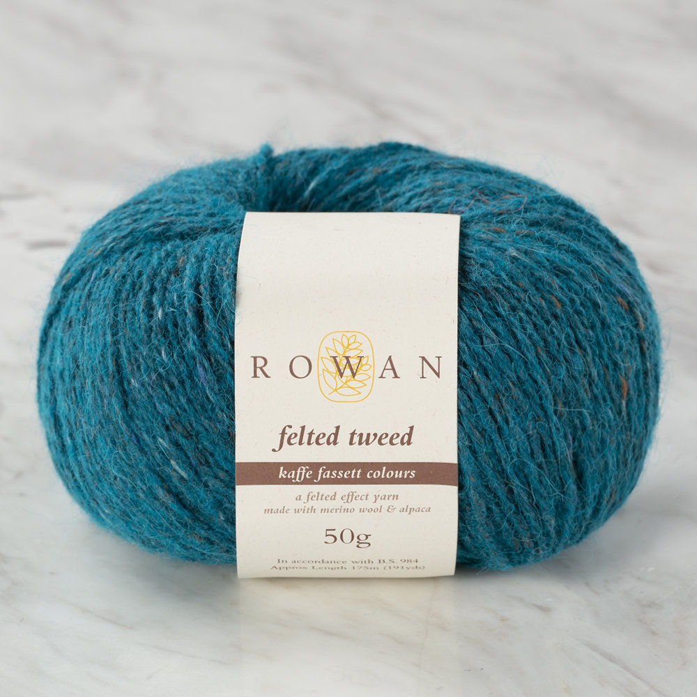 Rowan Felted Tweed Yarn, Turquoise - 202