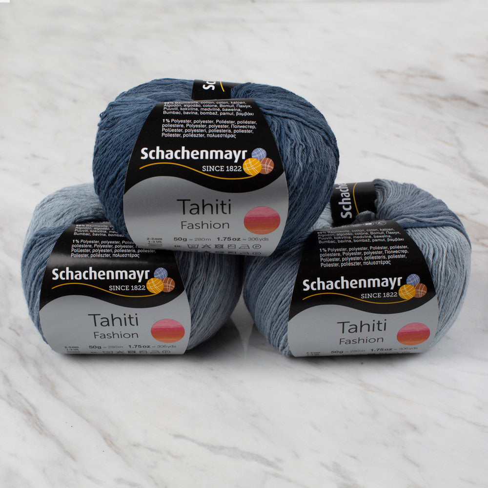 Schachenmayr Fashion Tahiti 50 gr Knitting Yarn, Variegated - 9811776 -  07690