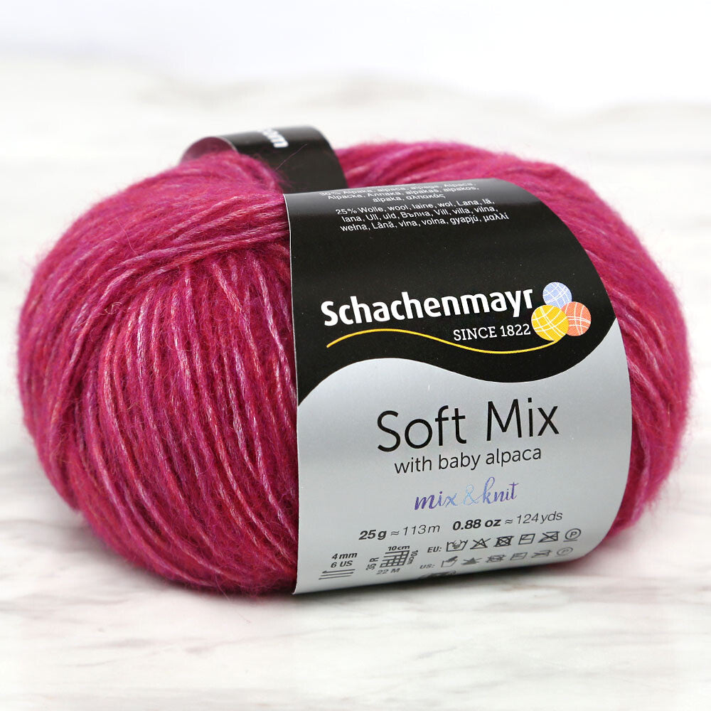 Schachenmayr Soft Mix Yarn, Lilac - 00032