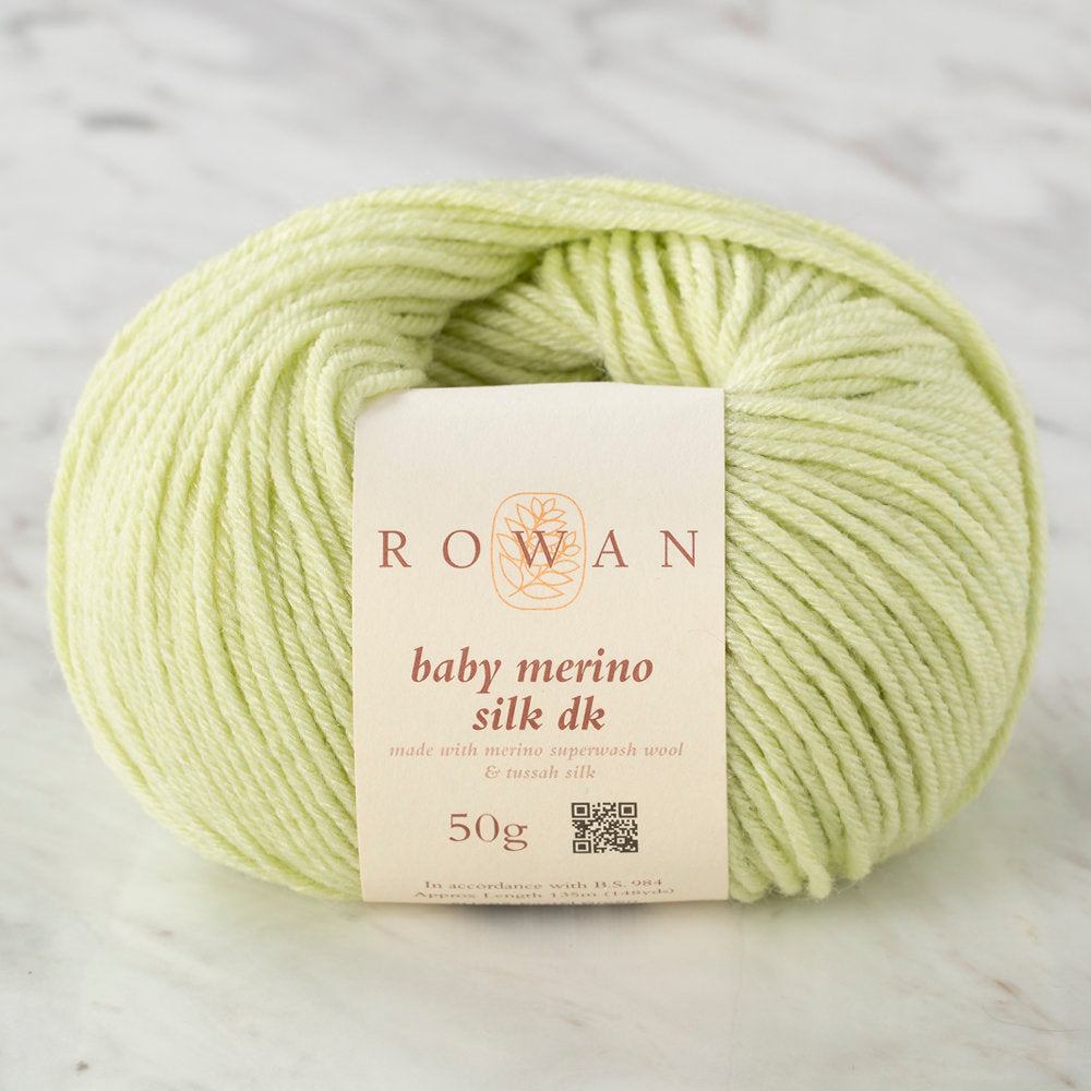 Rowan Baby Merino Silk DK Yarn, Pastel Green - SH705