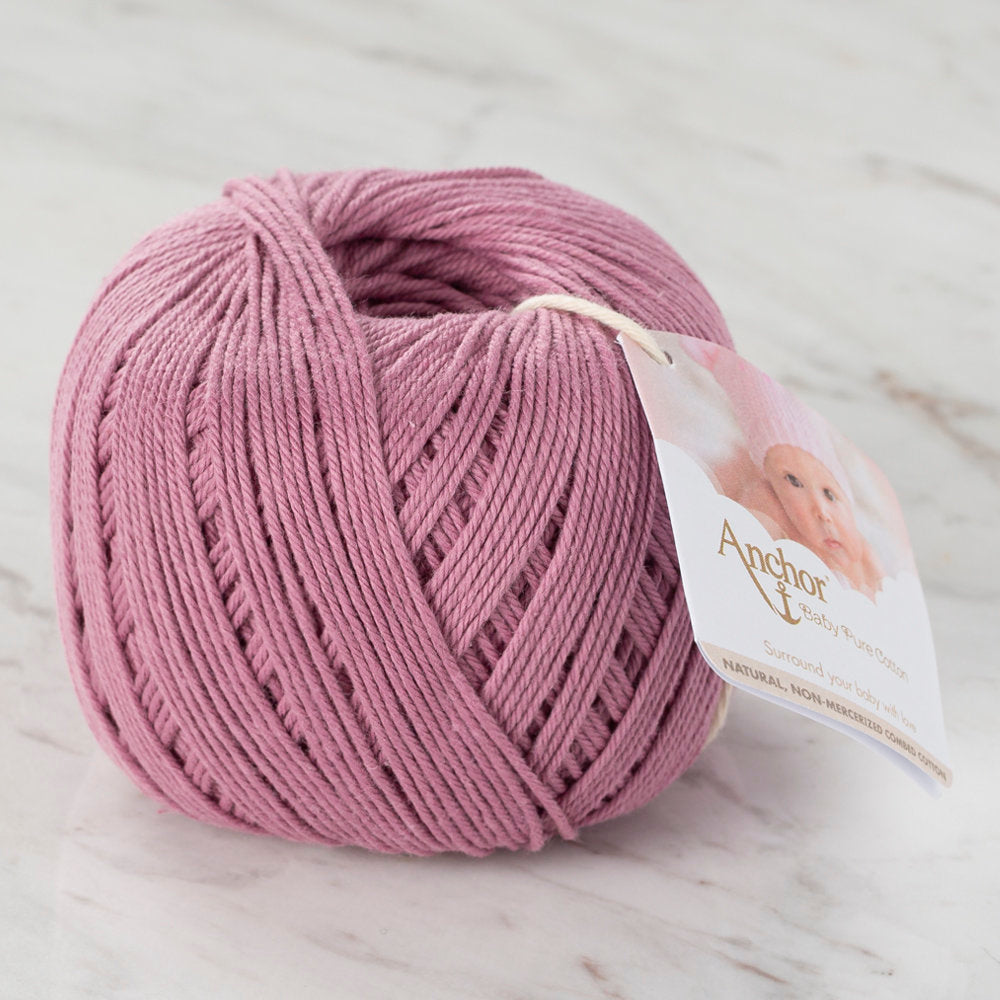 Anchor Baby Pure Cotton 4ply Yarn, Purple - 00430