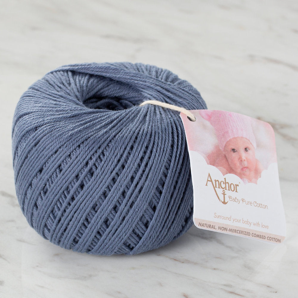 Anchor Baby Pure Cotton 4ply Yarn, Anthracite - 00269