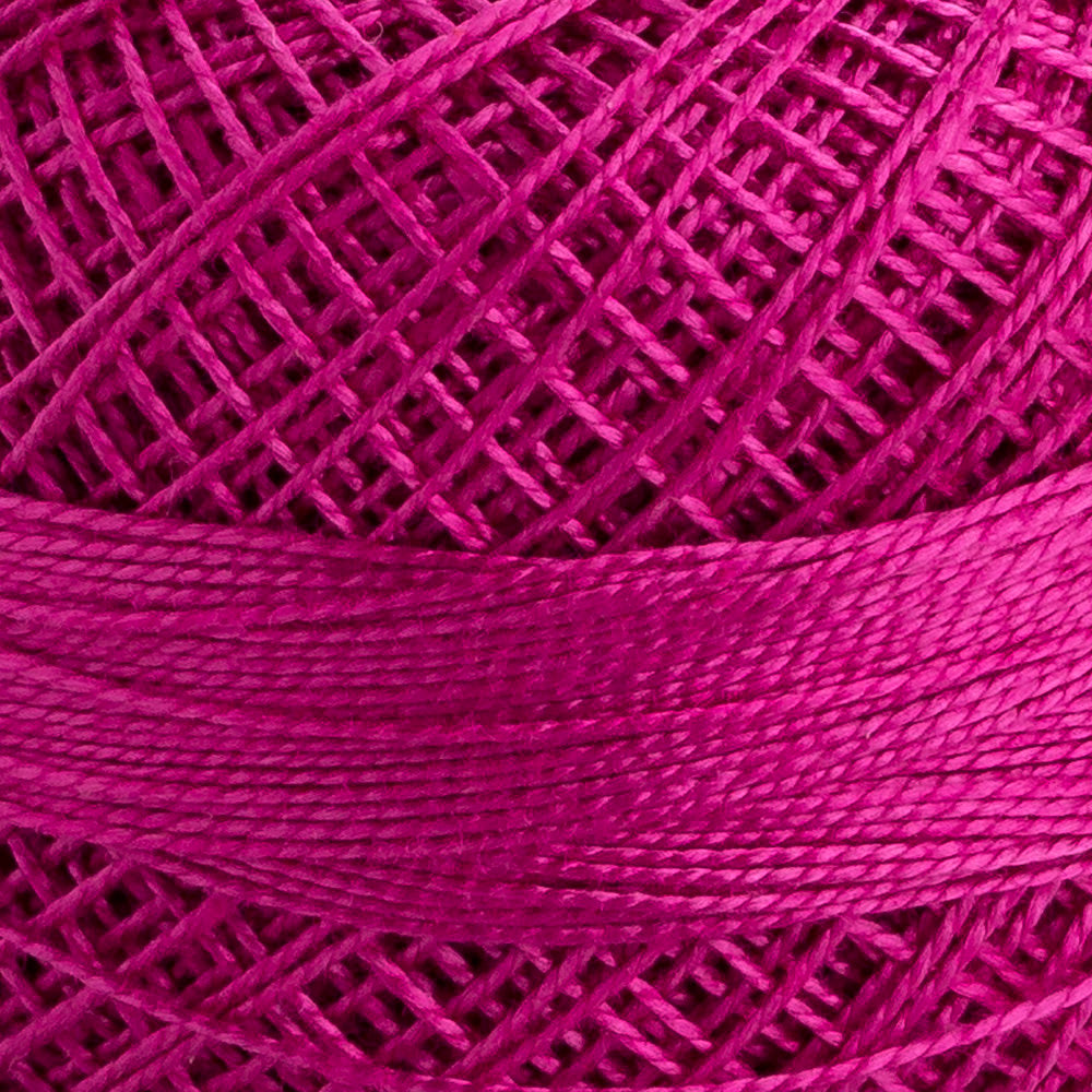 Domino Cotton Perle Size 12 Embroidery Thread (5 g), Pink - 4590012-00089