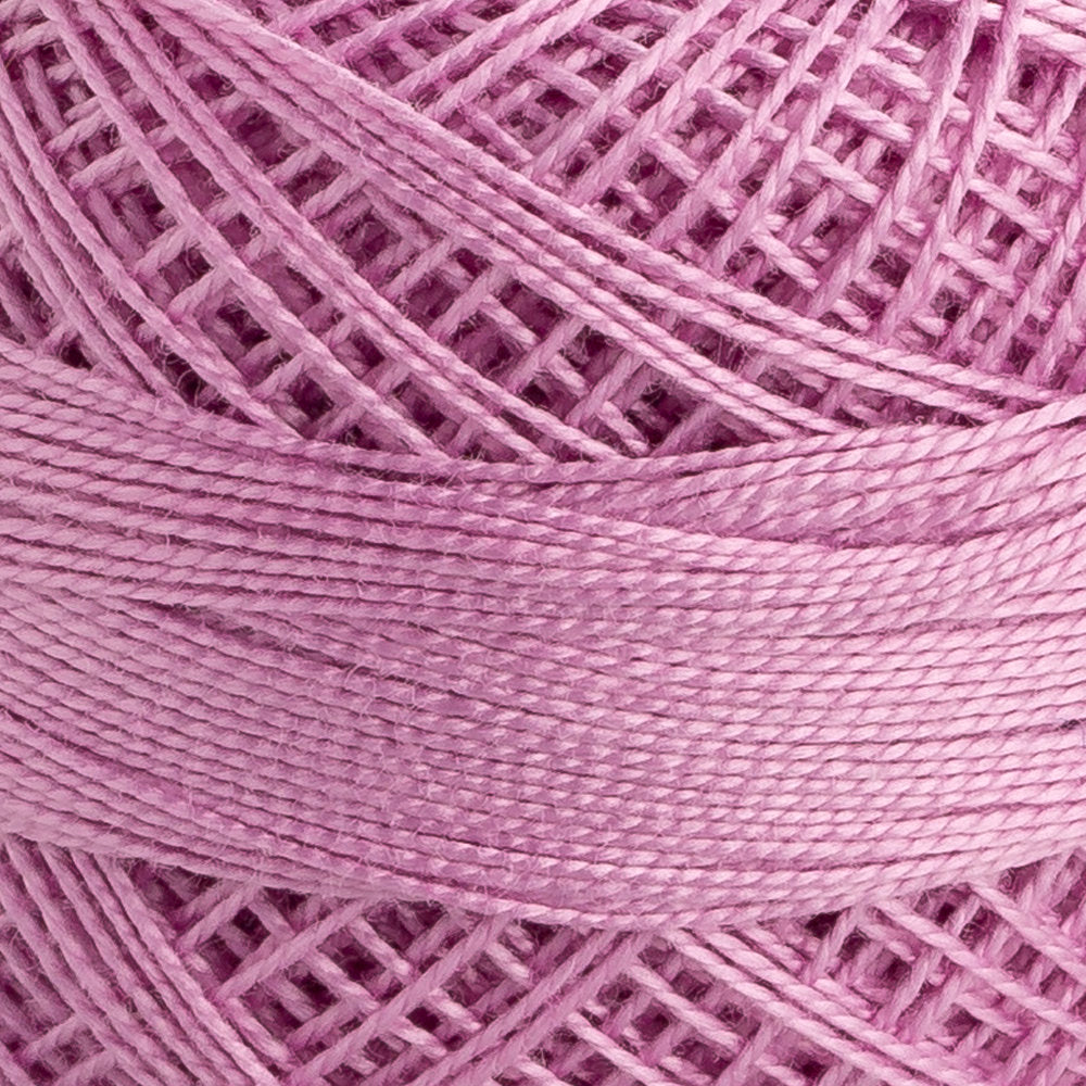 Domino Cotton Perle Size 12 Embroidery Thread (5 g), Pink- 4590012-00090