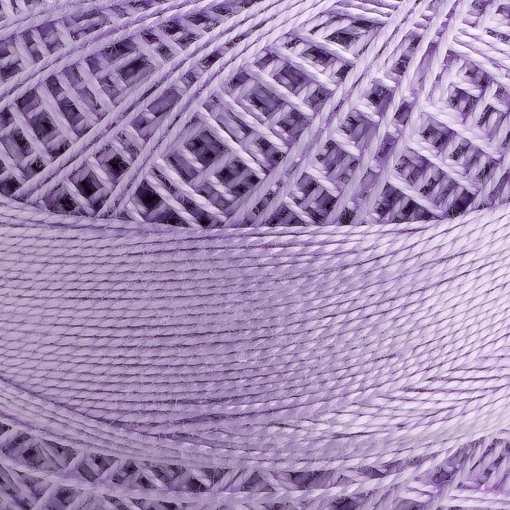 Domino Cotton Perle Size 12 Embroidery Thread (5 g), Lilac - 4590012-00108