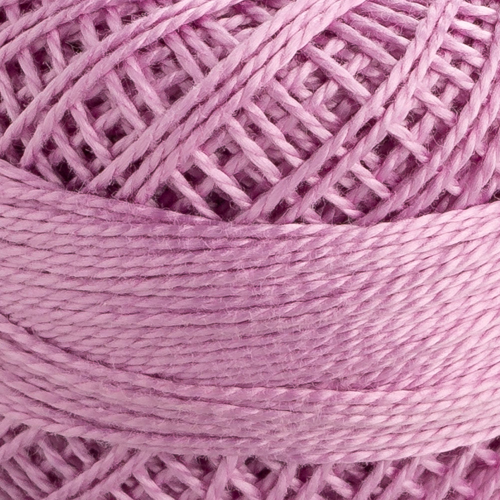 Domino Cotton Perle Size 8 Embroidery Thread (8 g), Lilac - 4598008-00090