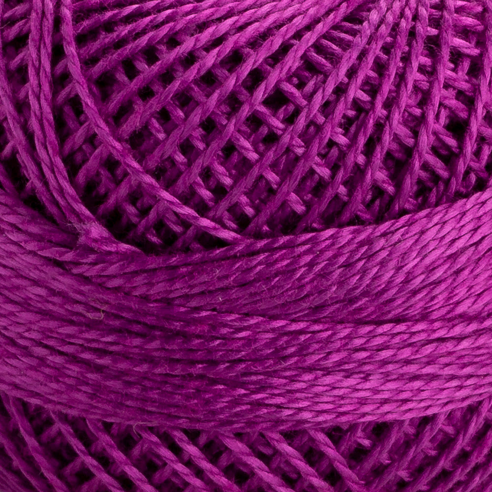 Domino Cotton Perle Size 8 Embroidery Thread (8 g), Purple - 4598008-00094
