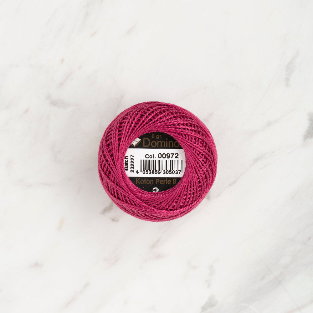 Domino Cotton Perle Size 8 Embroidery Thread (8 g), Light PLum - 4598008-00972