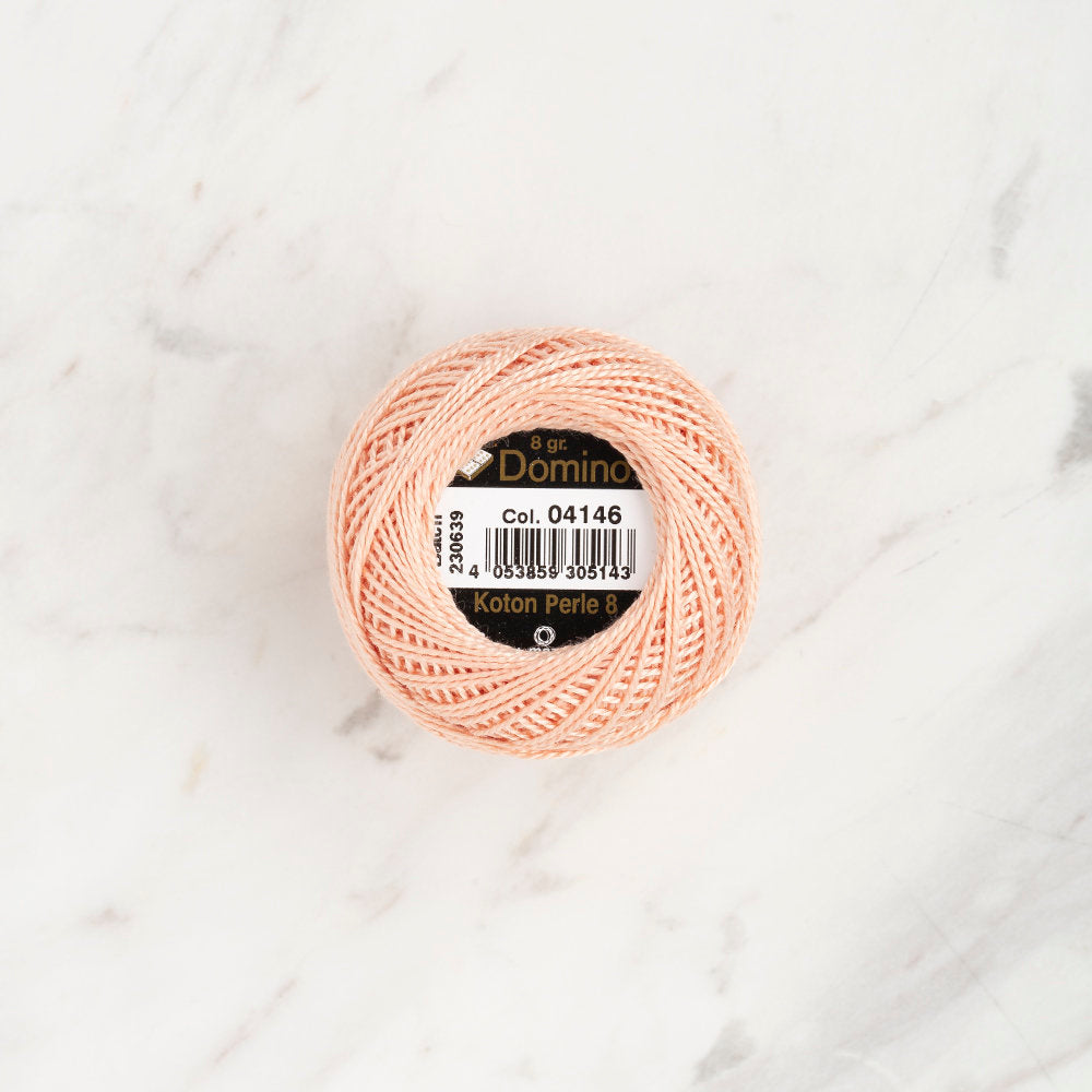 Domino Cotton Perle Size 8 Embroidery Thread (8 g), Tan - 4598008-04146