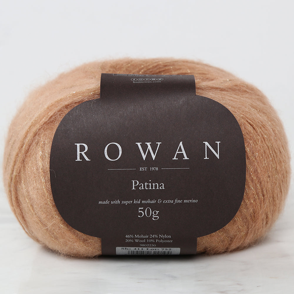 Rowan Patina Glittery Hand Knitting Yarn Beige - 411