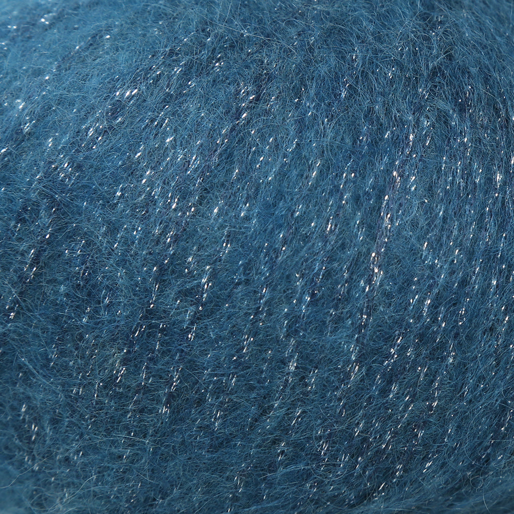 Rowan Patina Glittery Hand Knitting Yarn Petrol Blue - 413