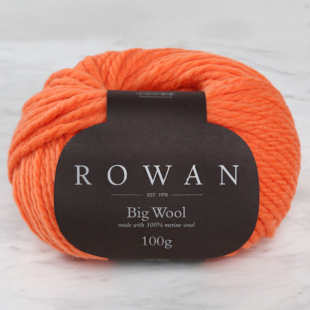 Rowan Big Wool Yarn, Orange - 00090