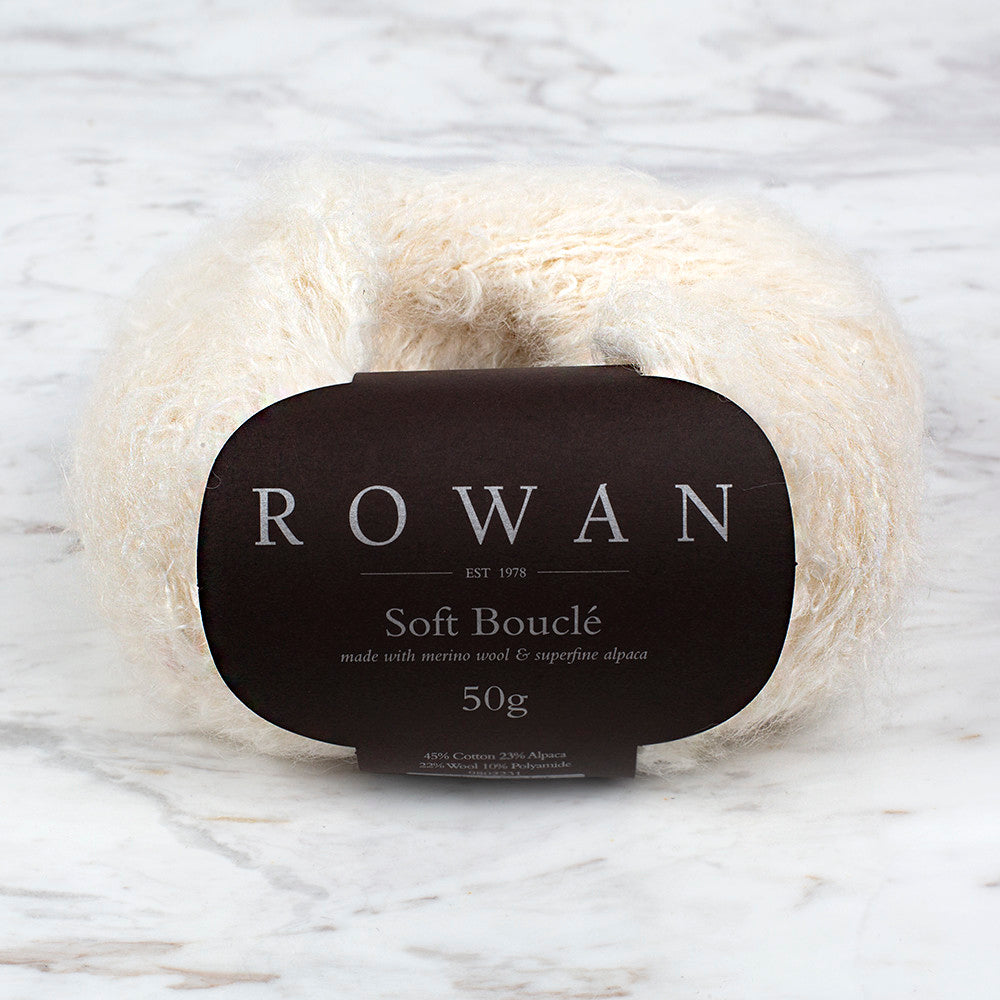 Rowan Soft Boucle Yarn, Snow - 600