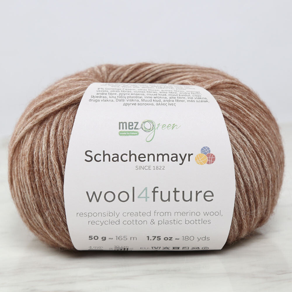 Schachenmayr wool4future Yarn, Beige - 9807594-00005