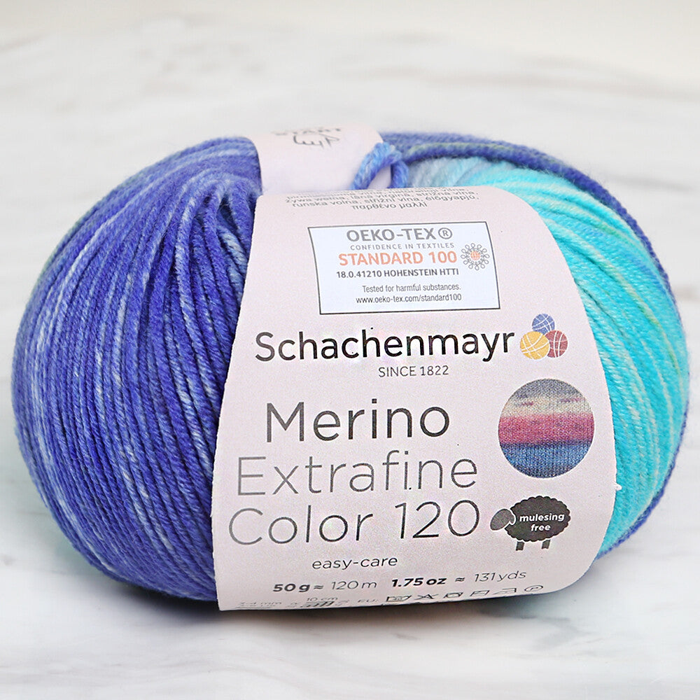 Schachenmayr Merino Extrafine Color 120, Variegated - 00470