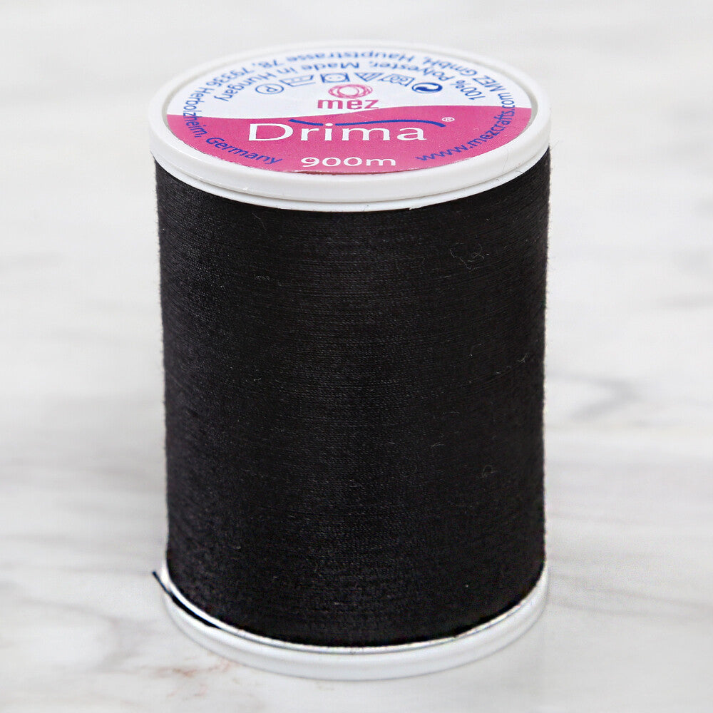 Drima Sewing Thread, 900 m, Black - 9700