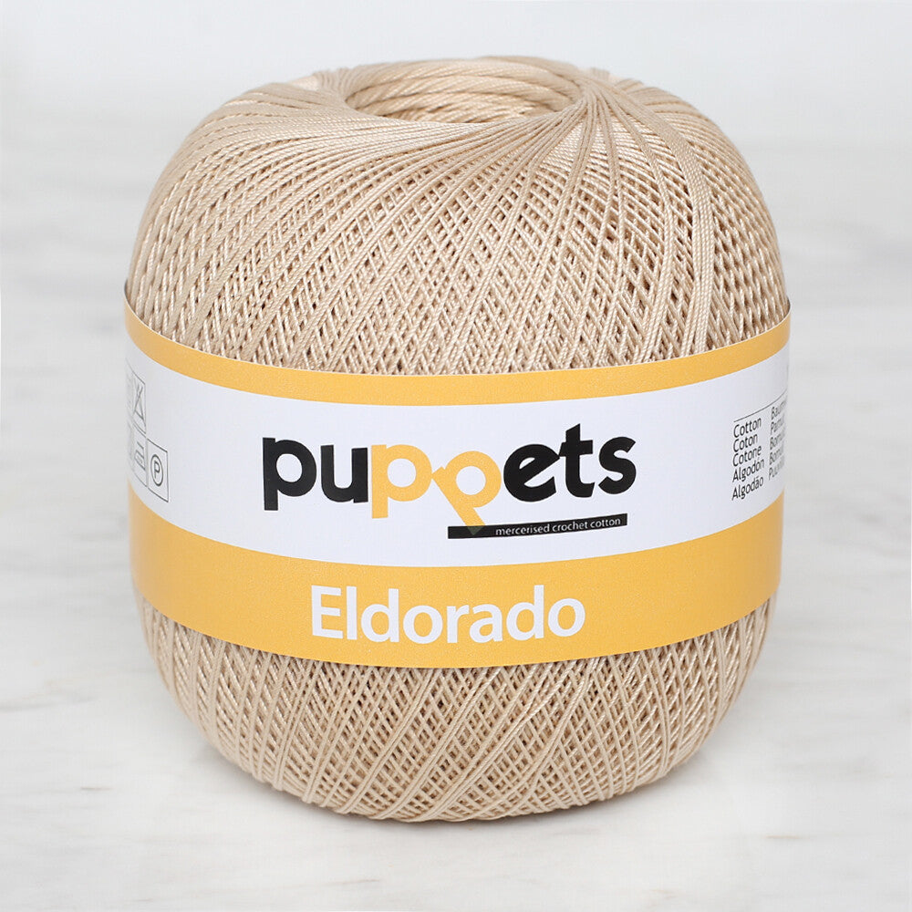 Puppets Eldorado No:16 100 gr Lace Thread, Beige