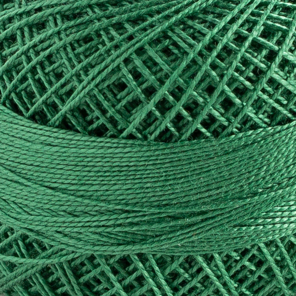 Domino Cotton Perle Size 12 Embroidery Thread (5 g), Green - 4590012-210