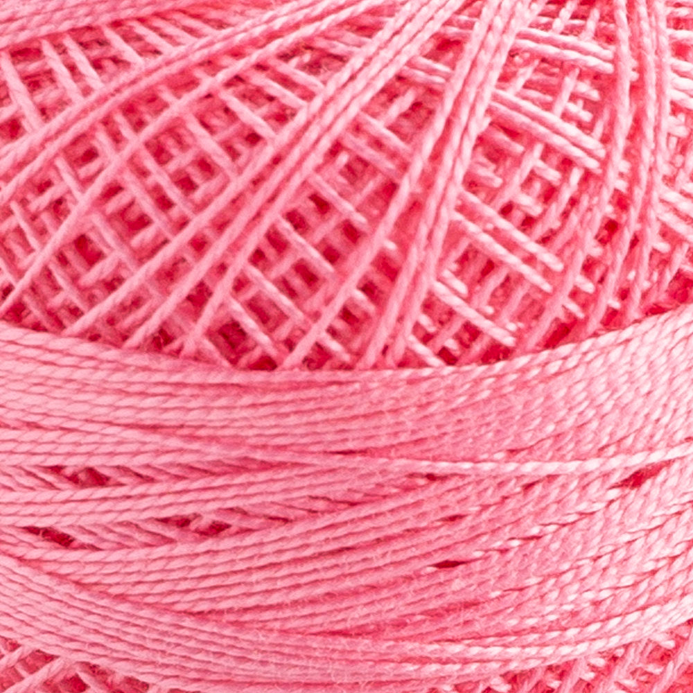 Domino Cotton Perle Size 12 Embroidery Thread (5 g), Pink - 4590012-K0002