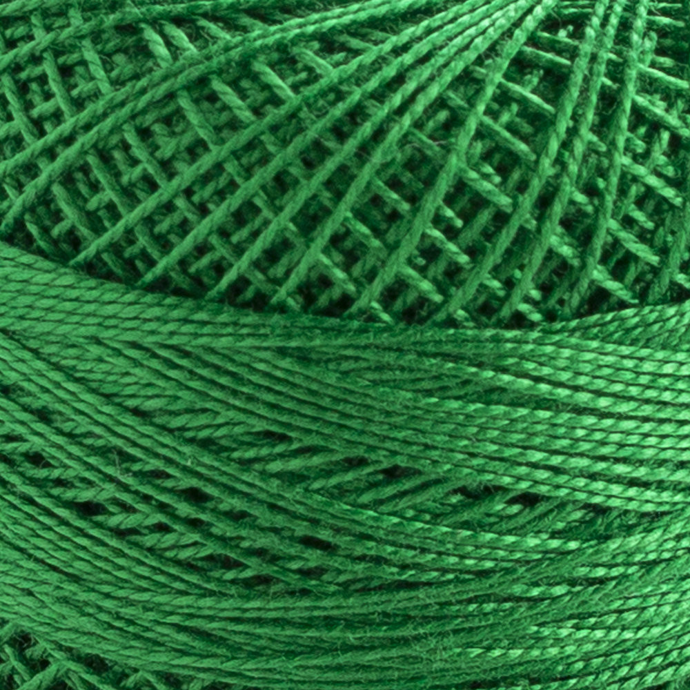 Domino Cotton Perle Size 12 Embroidery Thread (5 g), Green - 4590012-K0019