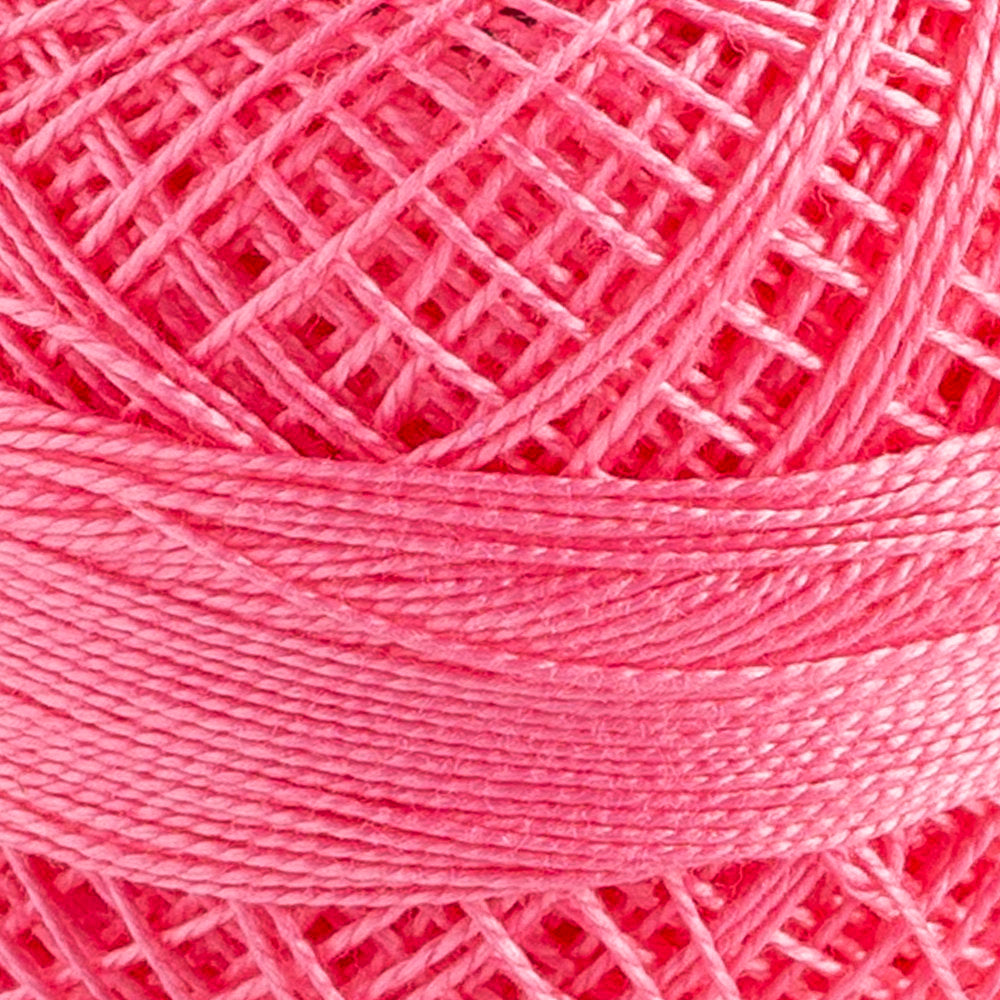 Domino Cotton Perle Size 12 Embroidery Thread (5 g), Pink - 4590012-K0033