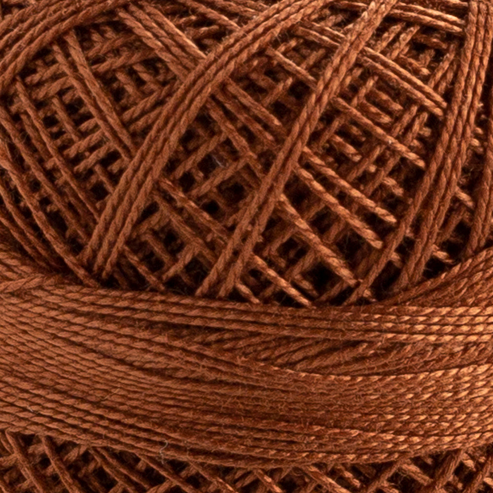 Domino Cotton Perle Size 12 Embroidery Thread (5 g), Brown - 4590012-K0035