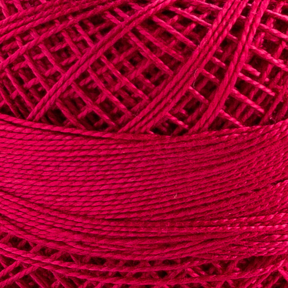 Domino Cotton Perle Size 12 Embroidery Thread (5 g), Fuschia - 4590012-K0106