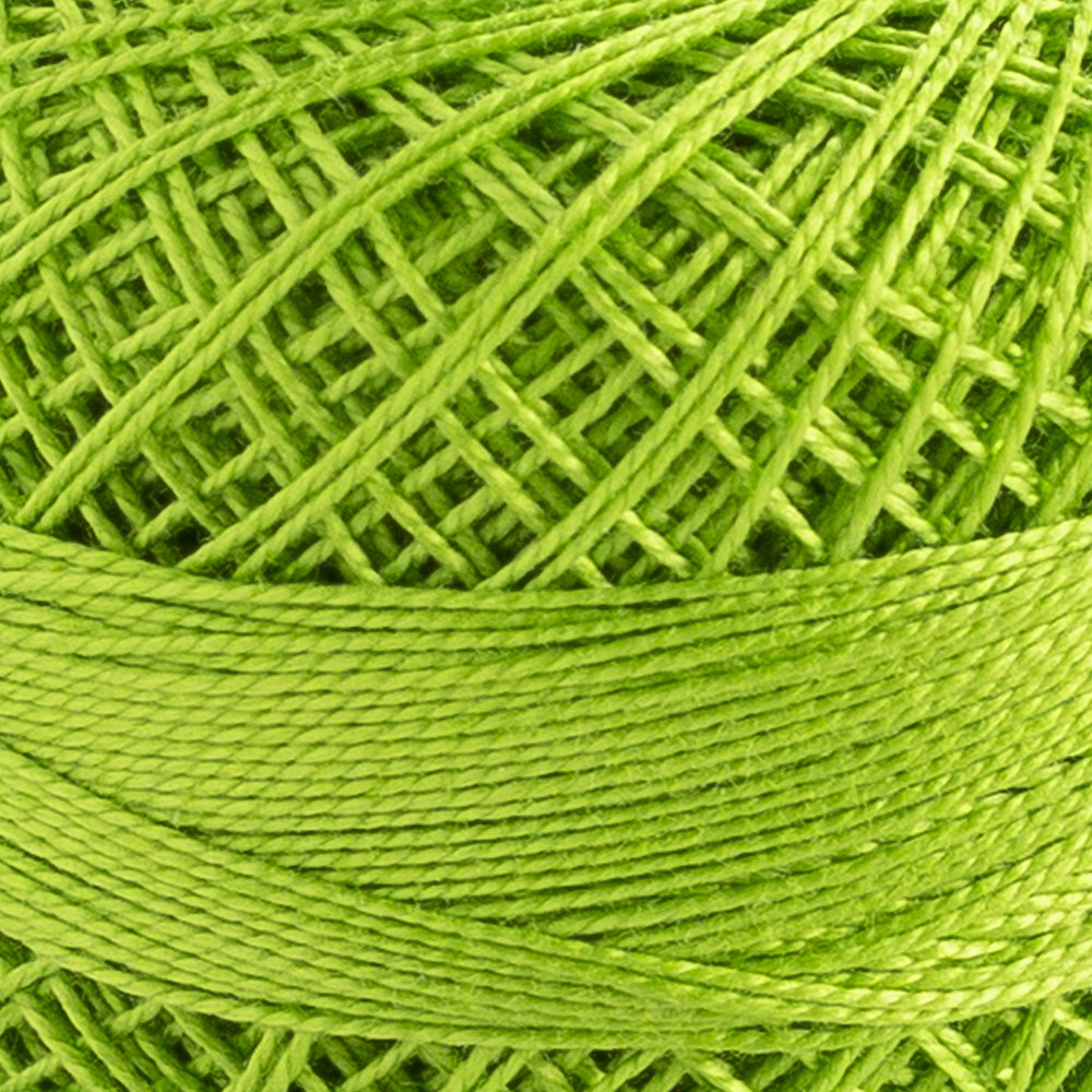 Domino Cotton Perle Size 12 Embroidery Thread (5 g), Green - 4590012-K0117