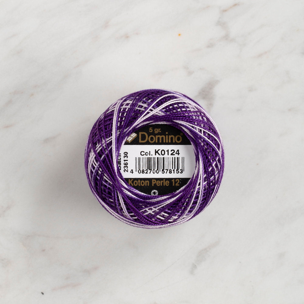 Domino Cotton Perle Size 12 Embroidery Thread (5 g), Variegated - 4590012-K0124