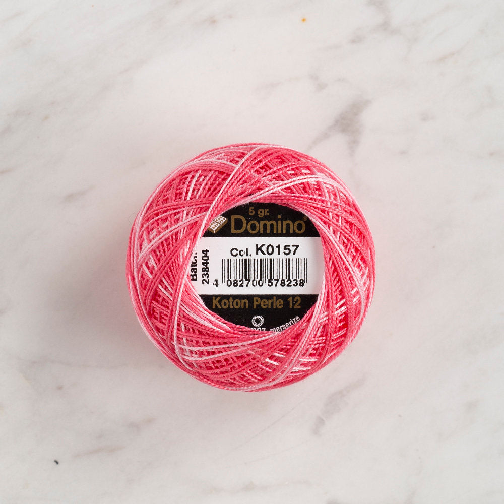 Domino Cotton Perle Size 12 Embroidery Thread (5 g), Variegated - 4590012-K0157