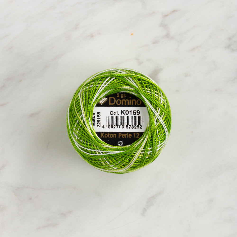 Domino Cotton Perle Size 12 Embroidery Thread (5 g), Variegated - 4590012-K0159