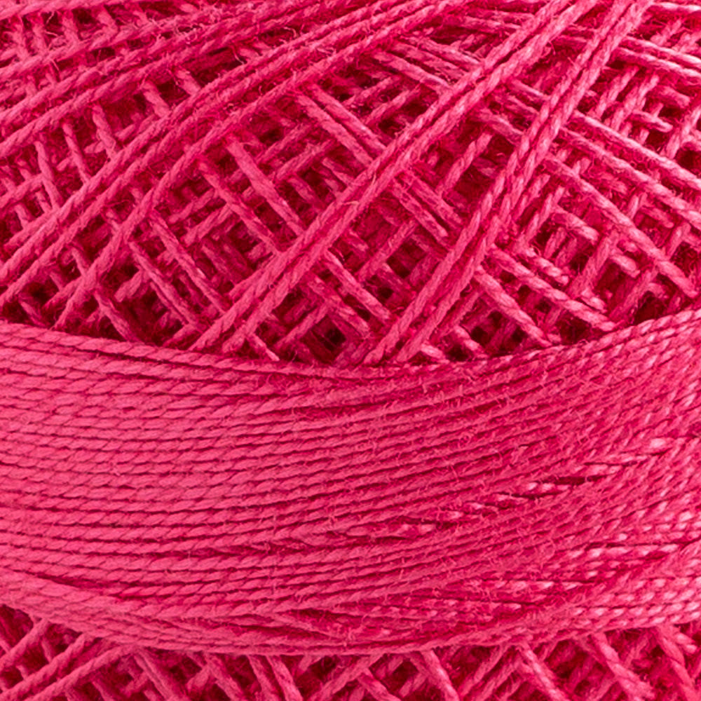 Domino Cotton Perle Size 12 Embroidery Thread (5 g), Pink - 4590012-K0214