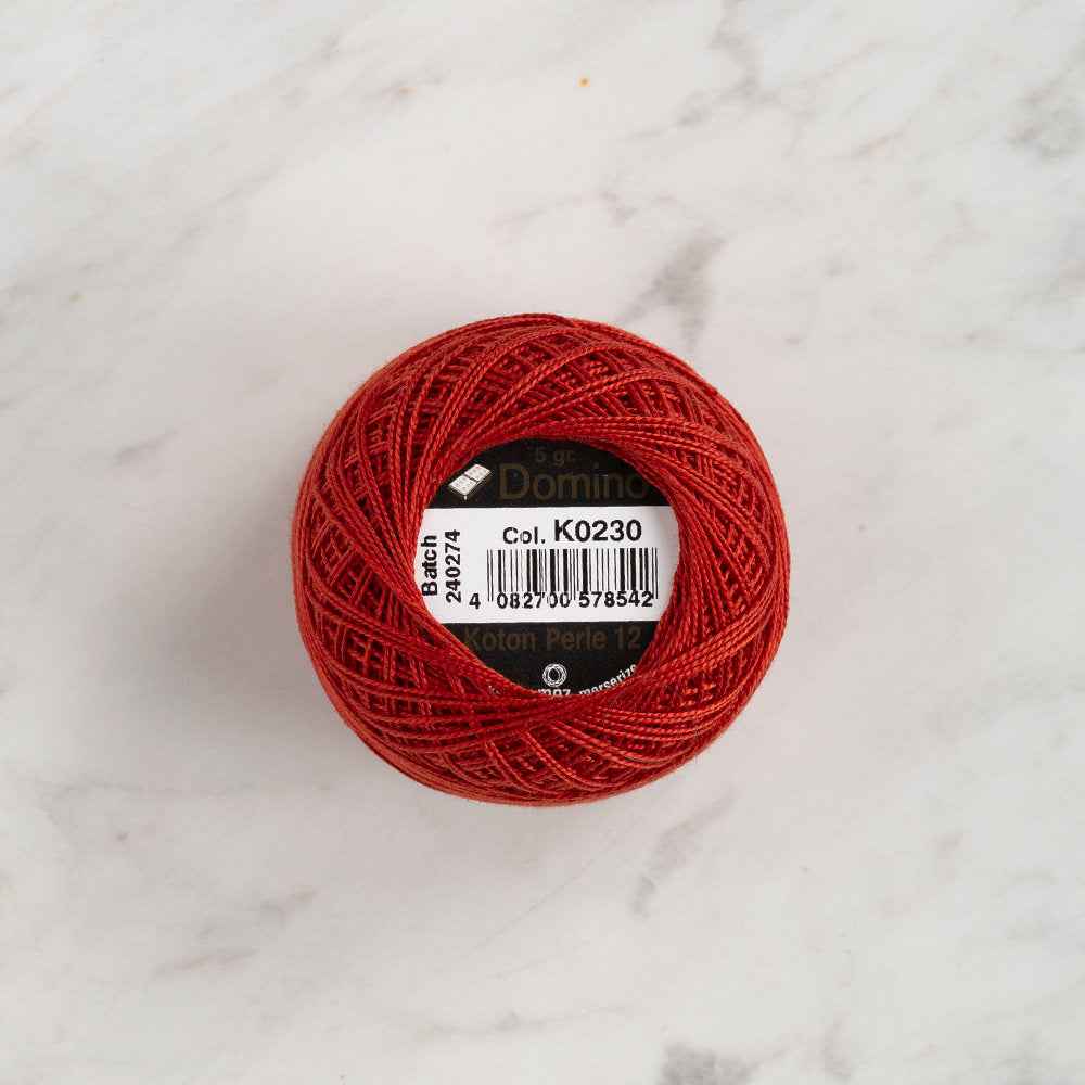 Domino Cotton Perle Size 12 Embroidery Thread (5 g), Cinnamon - 4590012-K0230