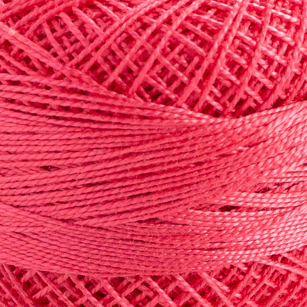 Domino Cotton Perle Size 12 Embroidery Thread (5 g), Dark Pink - 4590012-54