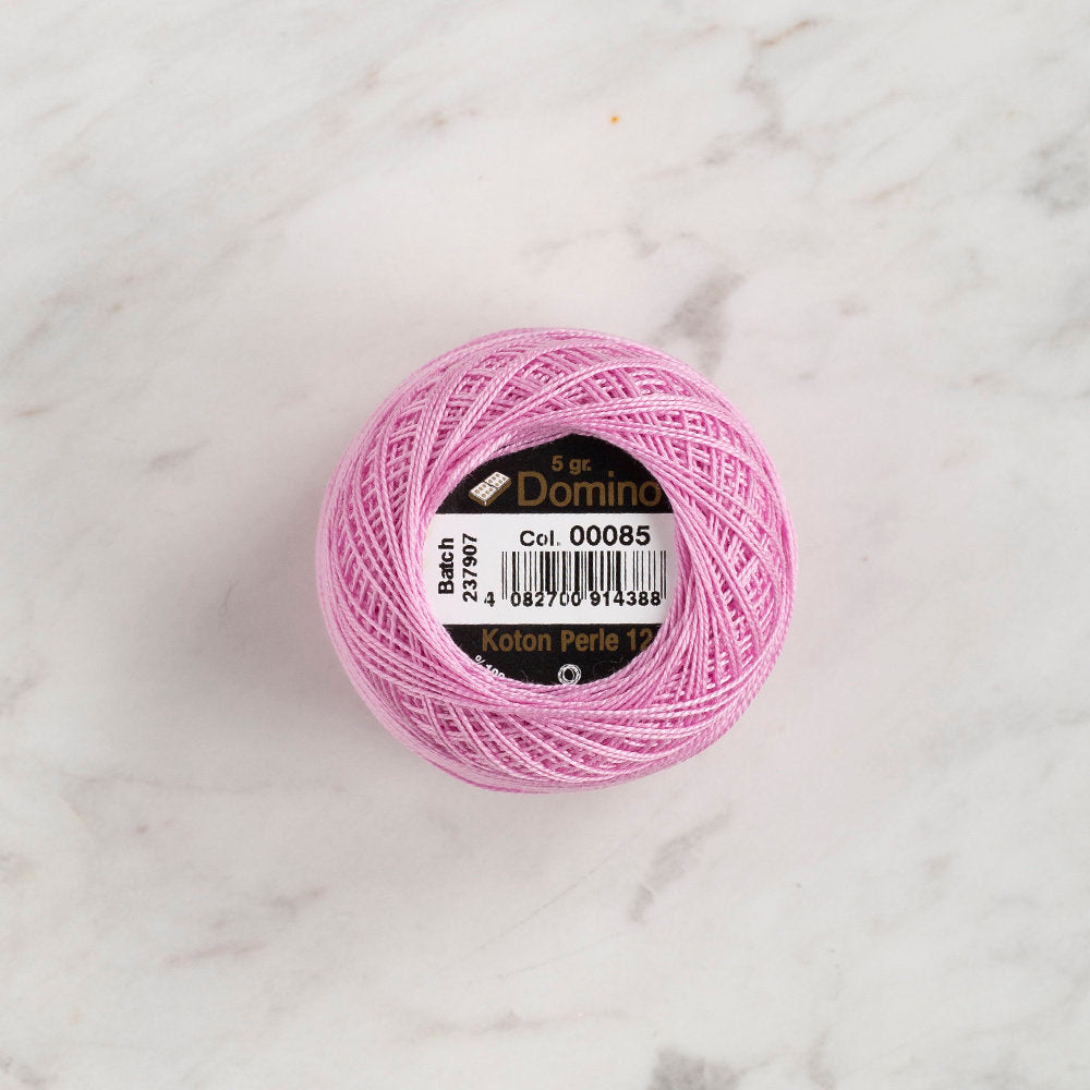 Domino Cotton Perle Size 12 Embroidery Thread (5 g), Lilac - 4590012-85