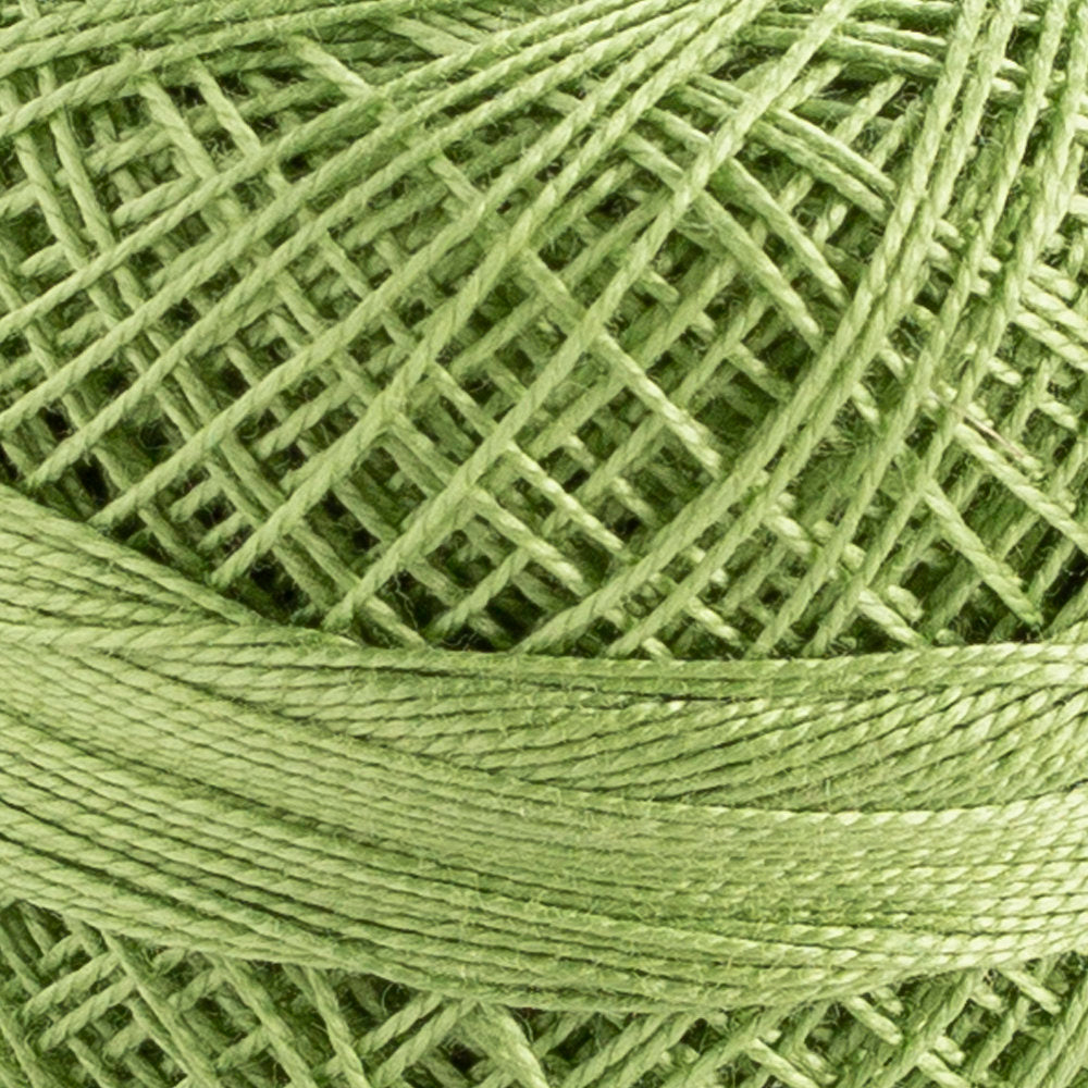 Domino Cotton Perle Size 12 Embroidery Thread (5 g), Green - 4590012-265