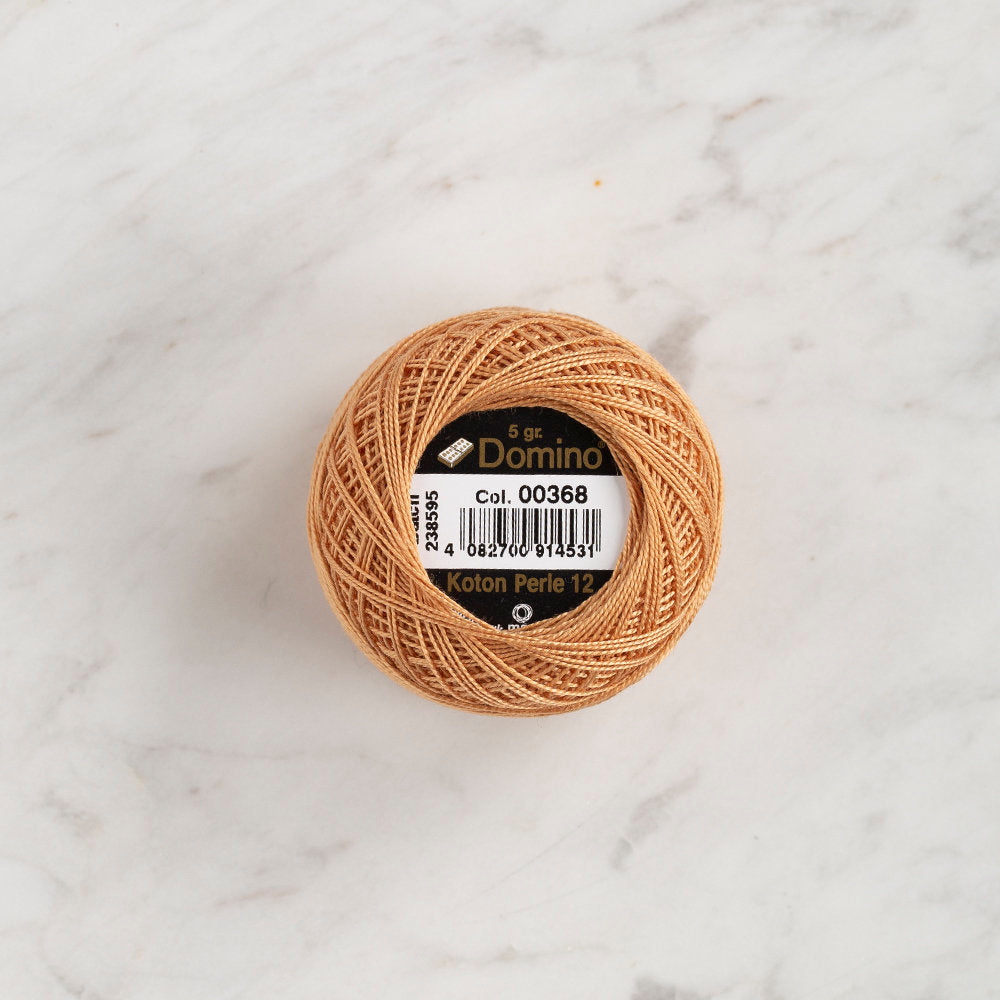 Domino Cotton Perle Size 12 Embroidery Thread (5 g), Beige - 4590012-368